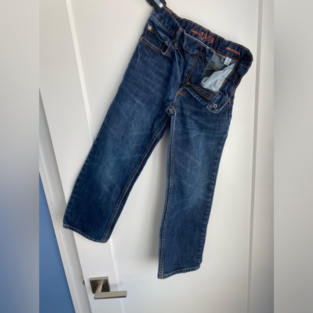 GAP KIDS | 1969 Blue Jeans | Boys Size 8 Adjustable Waist